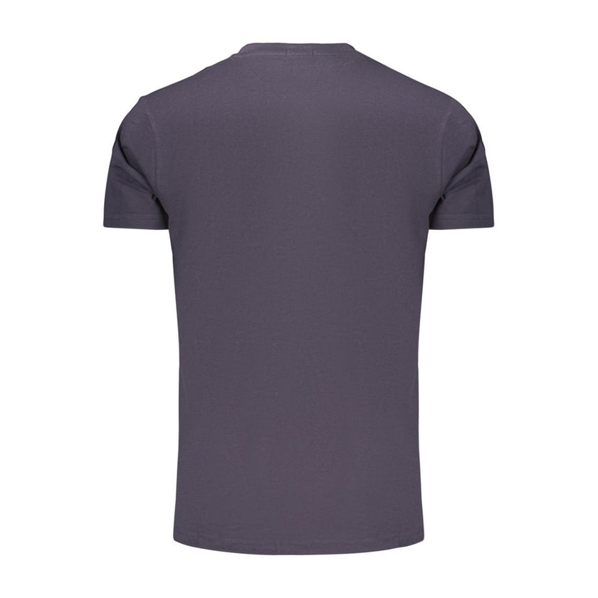 Rifle Blaues Baumwoll-T-Shirt für Herren