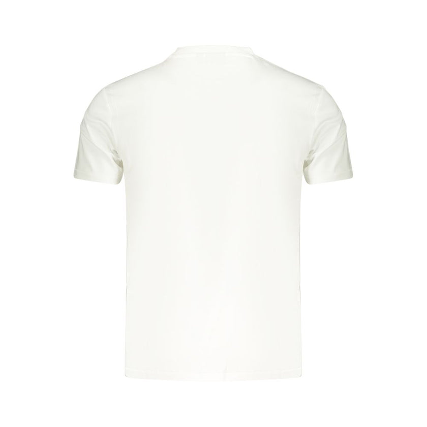 Napapijri Weißes Herren-T-Shirt aus Baumwolle