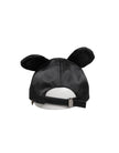 Dolce & Gabbana Herren Baseballcap aus schwarzem Samt mit Tiermotiv
