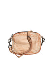 Dolce & Gabbana Beige Vintage Leder Umhängetasche mit Logo-Plakette für Herren