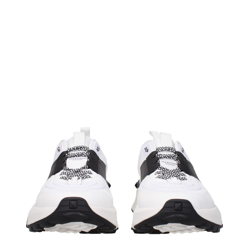 Valentino Garavani Weiße Stoff-Sneaker im Athletic-Look