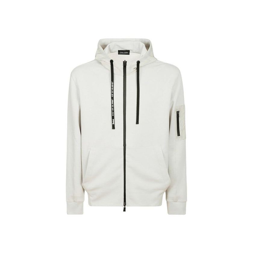 Herno Grauer Baumwollpullover