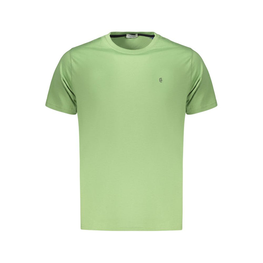 Coveri Moving Herren-T-Shirt aus Verde-Baumwolle