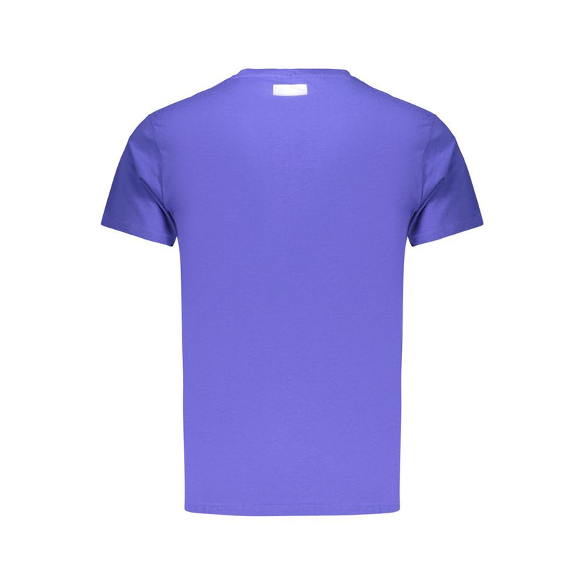 Bikkembergs Blaues Baumwoll-T-Shirt für Herren