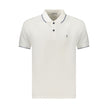 Coveri Moving Bianco Baumwoll-Herrenpoloshirt