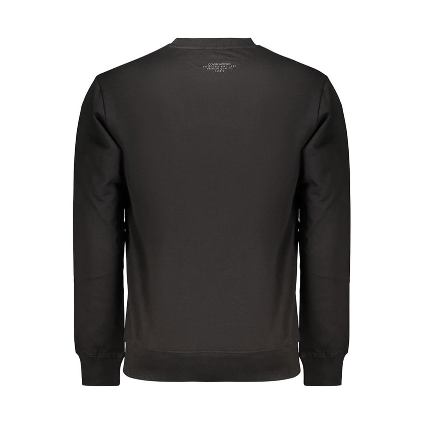Coveri Moving Schwarzer Baumwoll-Sweatshirt
