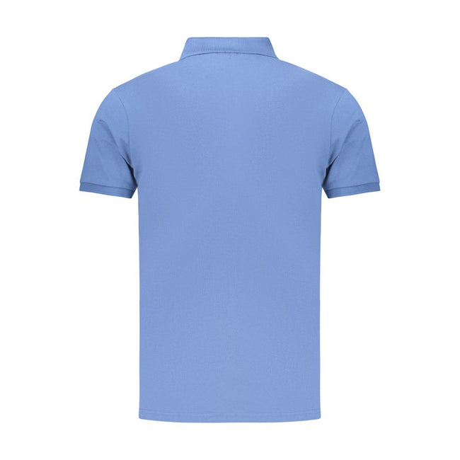 Coveri Moving Blaues Baumwoll-Poloshirt für Herren