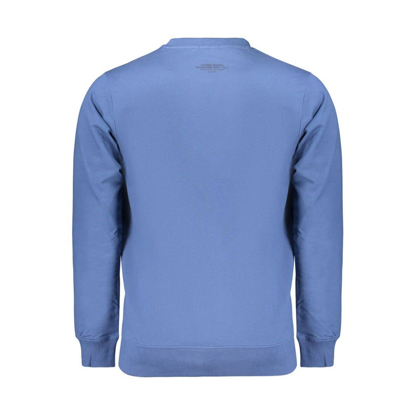 Coveri Moving Blaues Baumwoll-Sweatshirt für Herren