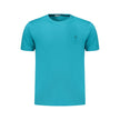 Coveri Moving Azzurro Baumwoll-T-Shirt für Herren