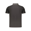 Coveri Moving Schwarzes Baumwoll-Poloshirt für Herren