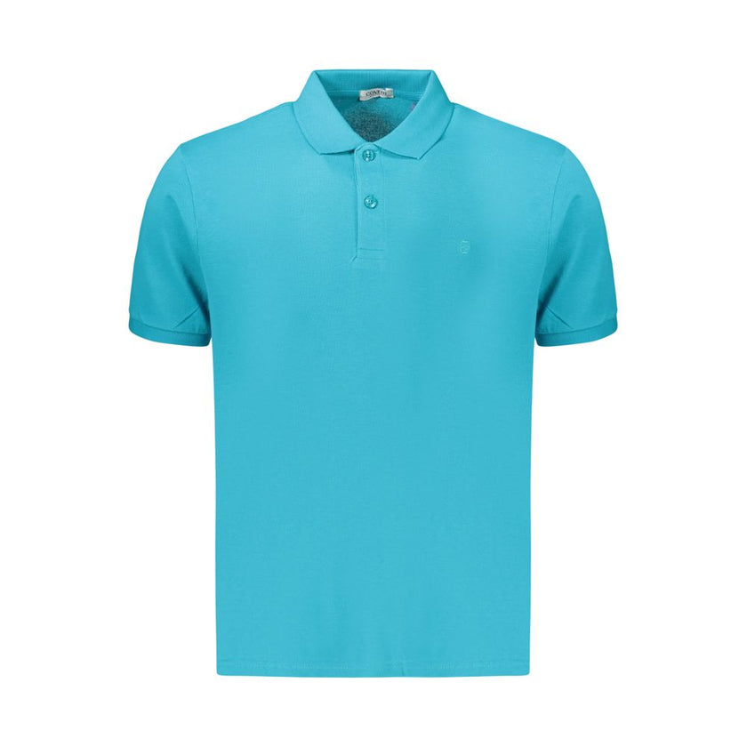 Coveri Moving Azzurro Baumwoll-Poloshirt für Herren
