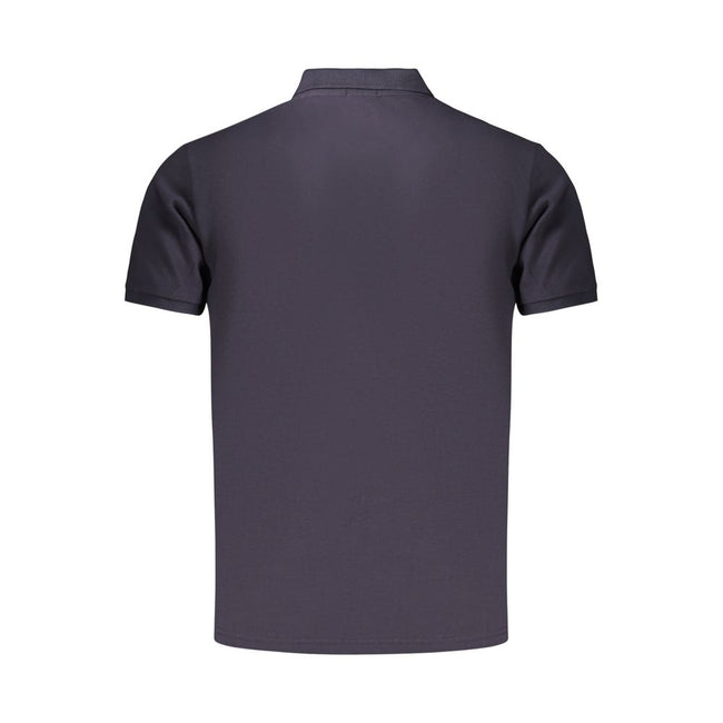 Coveri Moving Blaues Baumwoll-Poloshirt für Herren