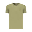 Coveri Moving Grünes Baumwoll-T-Shirt für Herren