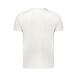 Coveri Moving Bianco Baumwoll-T-Shirt für Herren
