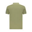 Coveri Moving Grünes Herren-Poloshirt aus Baumwolle