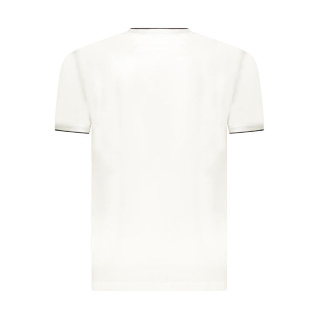 Coveri Moving Weißes Herren-T-Shirt aus Baumwolle