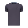 Coveri Moving Blaues Baumwoll-T-Shirt für Herren