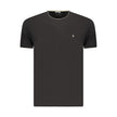 Coveri Moving Schwarzes Baumwoll-T-Shirt für Herren
