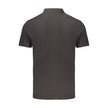Coveri Moving Schwarzes Herren-Poloshirt aus Baumwolle
