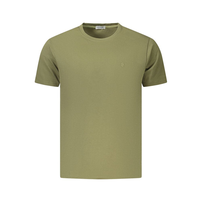 Coveri Moving Verde Baumwoll-T-Shirt für Herren