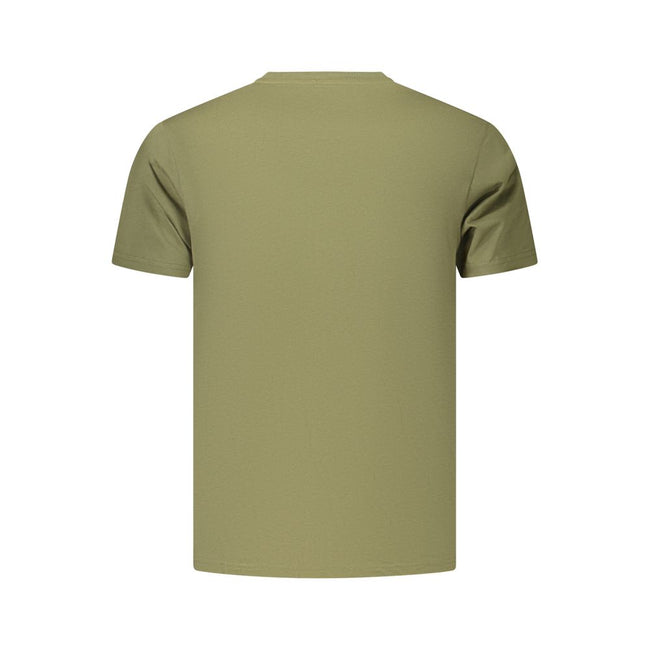 Coveri Moving Verde Baumwoll-T-Shirt für Herren
