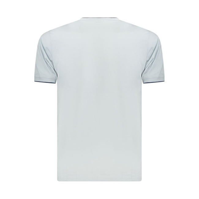 Coveri Moving Azzurro Baumwoll-T-Shirt für Herren