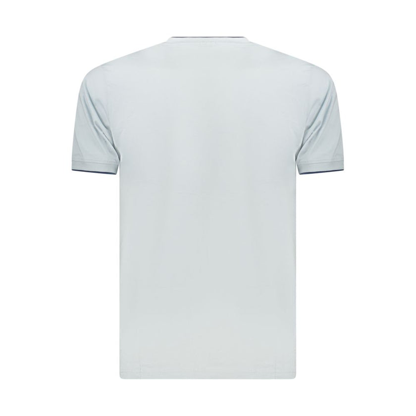 Coveri Moving Azzurro Baumwoll-T-Shirt für Herren