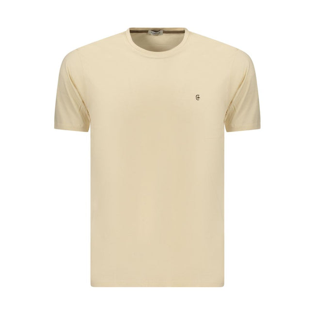 Coveri Moving Beige Baumwoll-T-Shirt für Herren