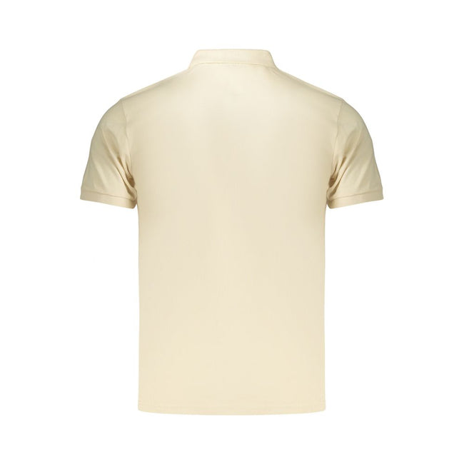Coveri Moving Beigefarbenes Baumwoll-Poloshirt