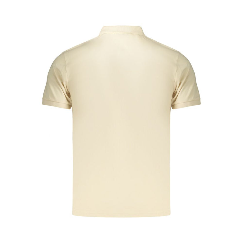 Coveri Moving Beigefarbenes Baumwoll-Poloshirt
