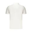 Coveri Moving Bianco Baumwoll-Poloshirt für Herren