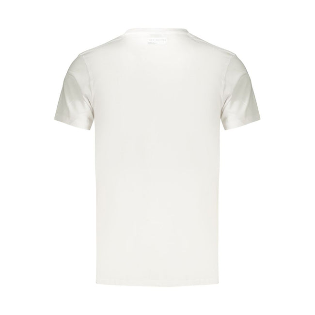 Bikkembergs Weißes Herren-T-Shirt aus Baumwolle