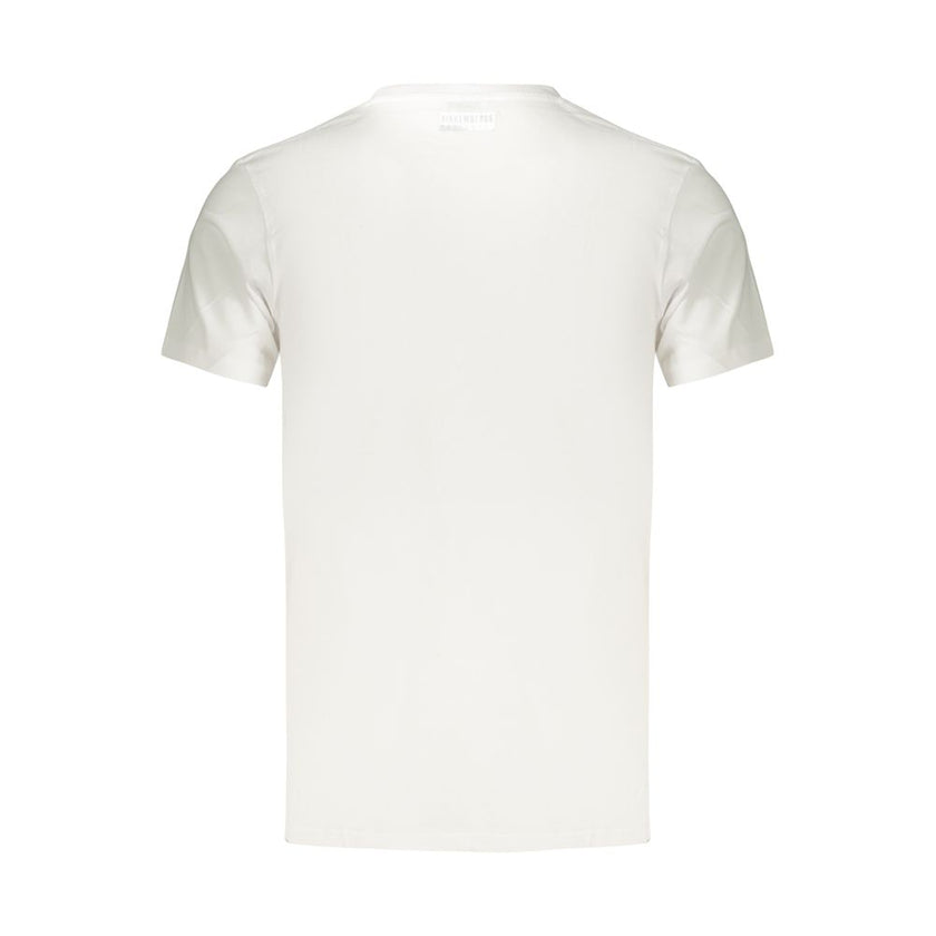 Bikkembergs Weißes Herren-T-Shirt aus Baumwolle