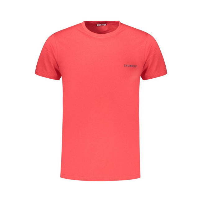 Bikkembergs Baumwoll-T-Shirt in Rot