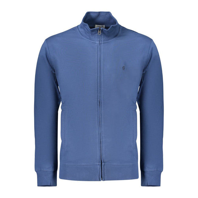 Coveri Moving Blaues Baumwoll-Sweatshirt für Herren