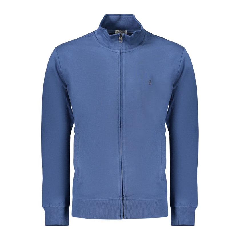 Coveri Moving Blaues Baumwoll-Sweatshirt für Herren