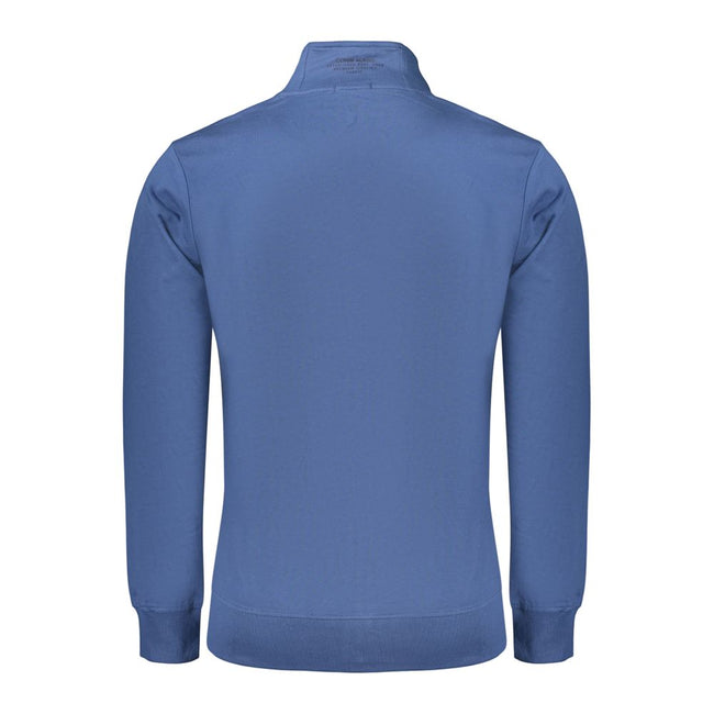 Coveri Moving Blaues Baumwoll-Sweatshirt für Herren
