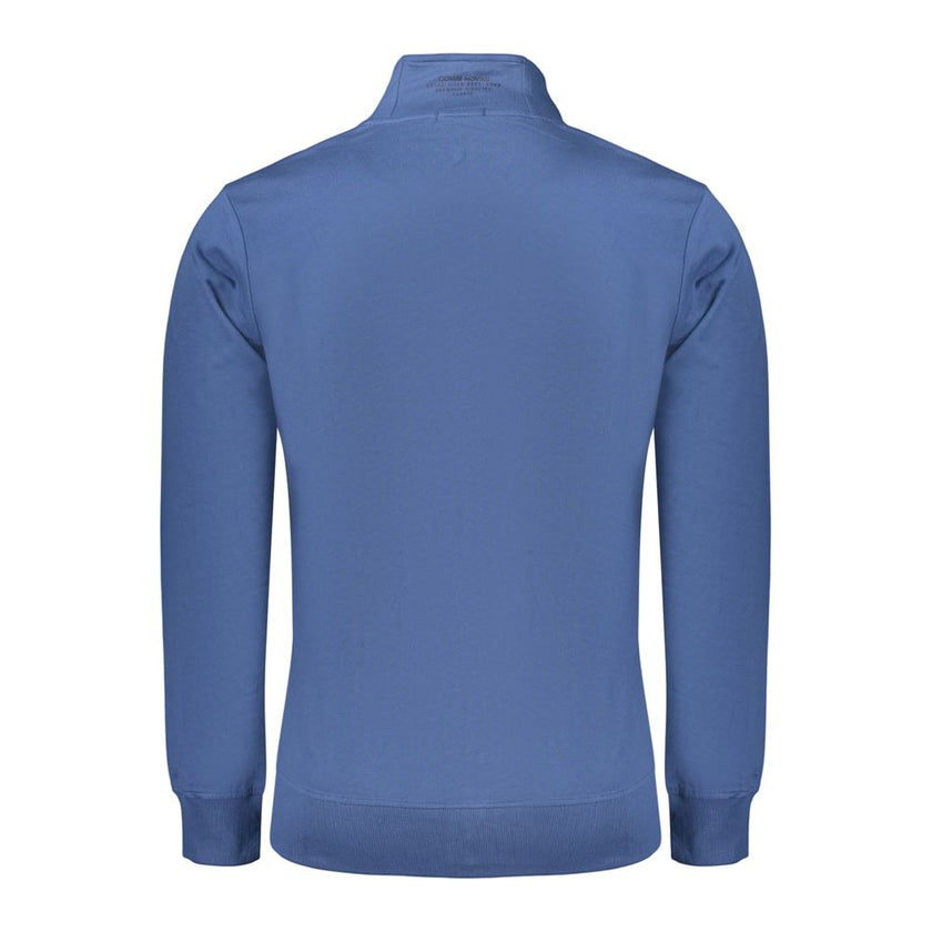 Coveri Moving Blaues Baumwoll-Sweatshirt für Herren