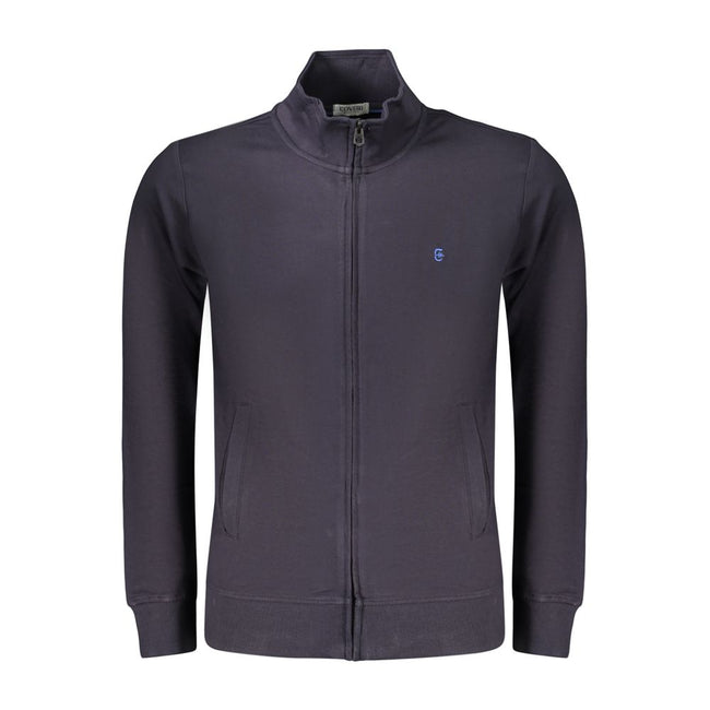 Coveri Moving Blaues Baumwoll-Sweatshirt für Herren