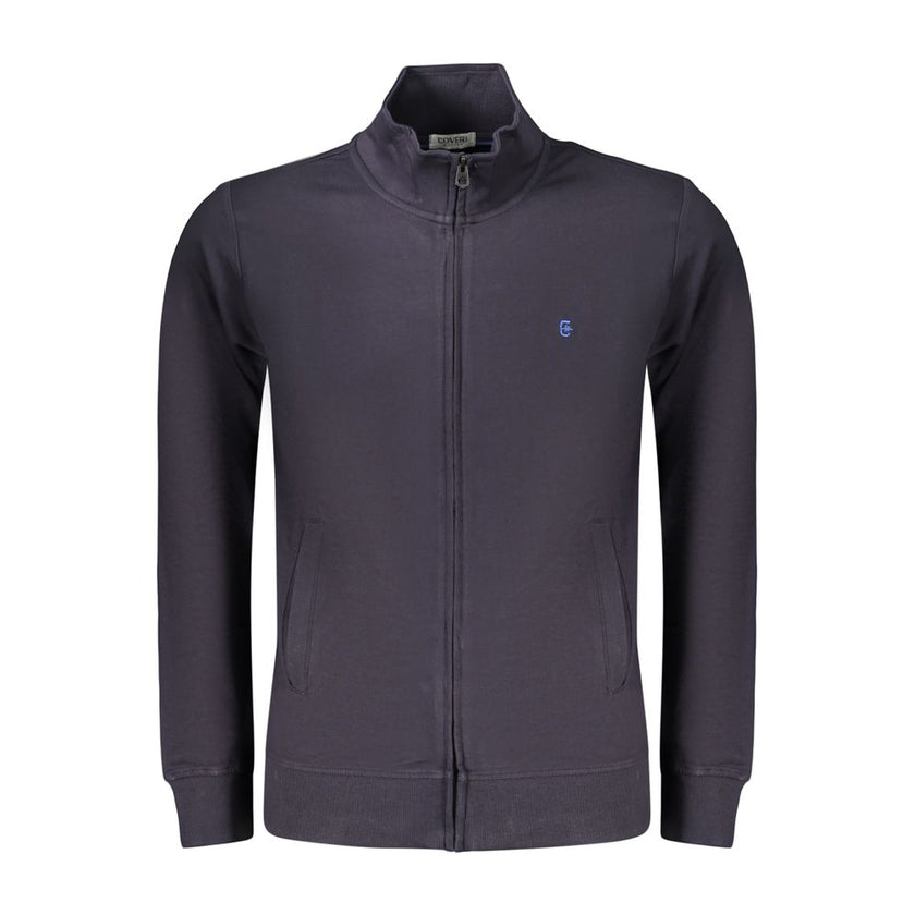 Coveri Moving Blaues Baumwoll-Sweatshirt für Herren