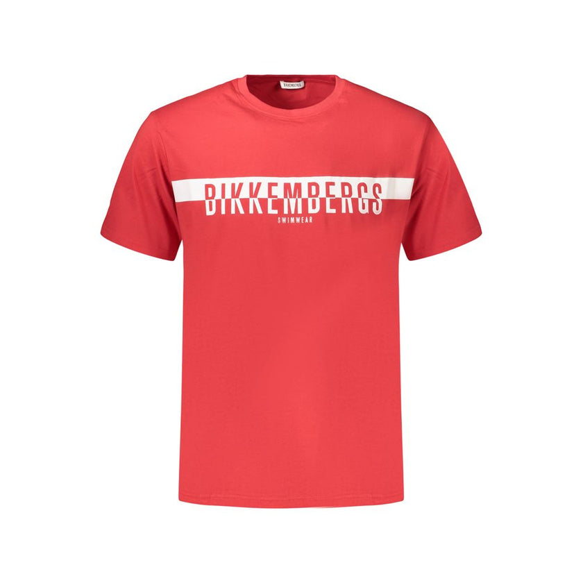 Bikkembergs Bianco Baumwoll-T-Shirt für Herren