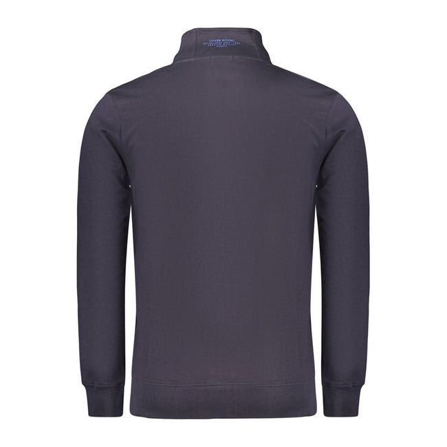 Coveri Moving Blaues Baumwoll-Sweatshirt für Herren