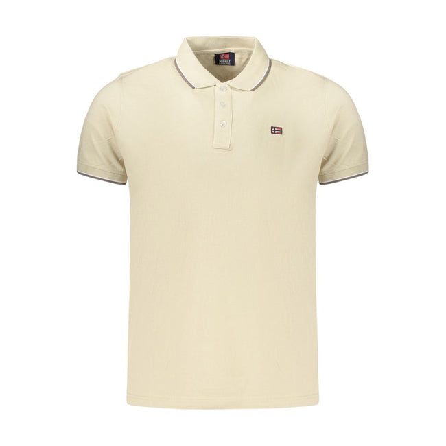 Norway 1963 Beige Baumwoll-Poloshirt für Herren