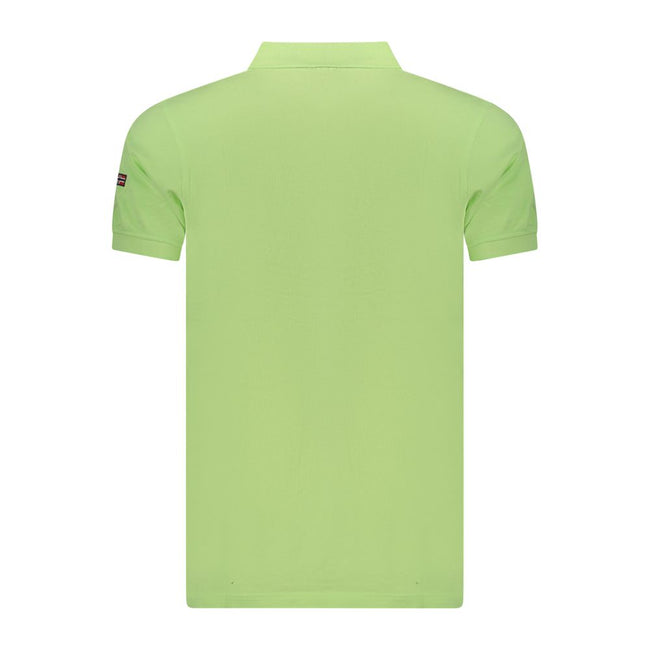 Norway 1963 Herren-Poloshirt Verde aus Baumwolle