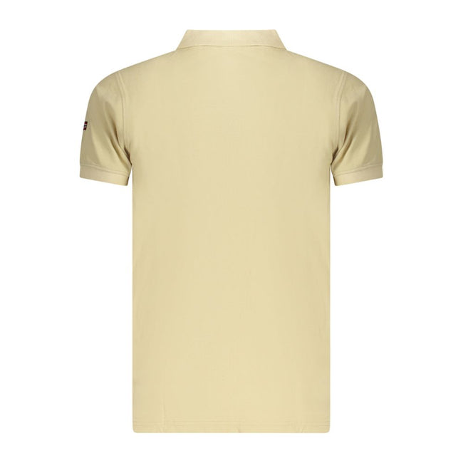 Norway 1963 Beige Baumwoll-Poloshirt für Herren