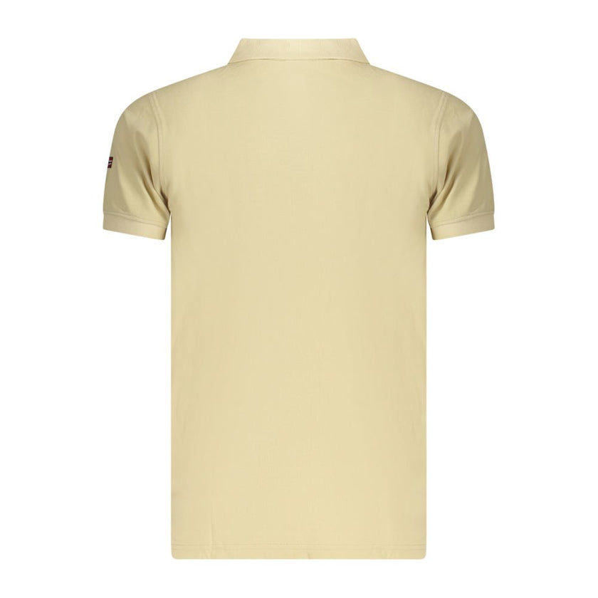 Norway 1963 Beige Baumwoll-Poloshirt für Herren