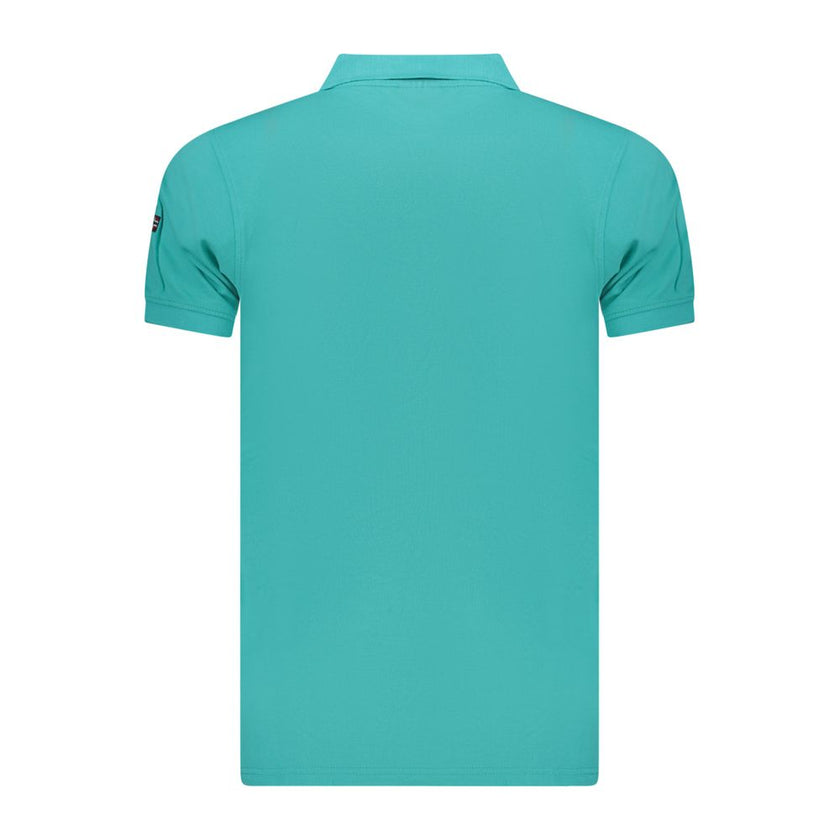 Norway 1963 Azzurro Baumwoll-Poloshirt für Herren
