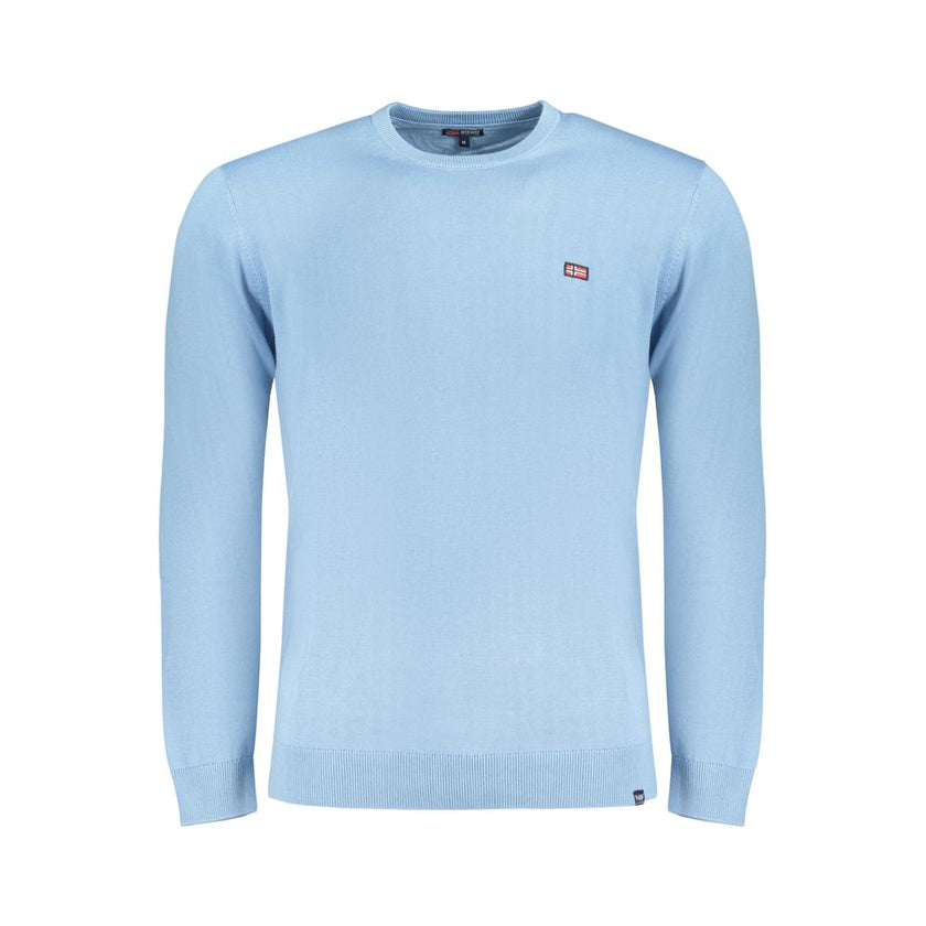 Norway 1963 Blauer Baumwollpullover für Herren