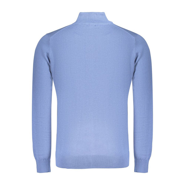 Norway 1963 Herrenhemd aus blauer Baumwolle