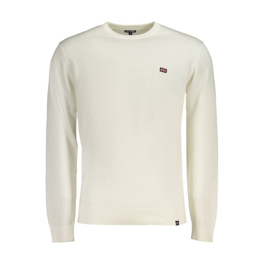 Norway 1963 Bianco Baumwolle Herren Maglia